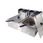 product_image_name-Hoffmans-12L Electric Deep Fryer – Dual Basket Model HM-88-2 - Silver-3