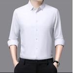 Men's Long Sleeved Shirt- White