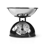product_image_name-Retro-Stainless Steel  Mechanical/Kitchen Weighing Scale Set - Black-1