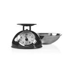 product_image_name-Retro-Stainless Steel  Mechanical/Kitchen Weighing Scale Set - Black-3