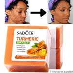 product_image_name-SADOER-Turmeric Soap 1pc , Hydrating Tumeric Soap -Clears Acne,Shrink Pores,Cleanse Skin-1