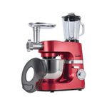 product_image_name-Hoffmans-7 L 6 Speed 3 in 1 Food Mixer Professional Commercial Blender Stand Mixer Meat Grinder For Home- Silver-3