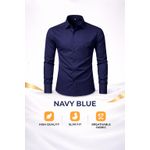 Premium Men’s Long Sleeve Formal Shirt – Slim Fit Office & Smart Casual