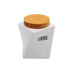 product_image_name-Generic-3 Canisters Set With Wooden Wavey Stand Tray & Bamboo Lid Condiment Airtight Jars Set- White.-5