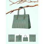 product_image_name-Para John-Fashionable Top-Handle Bags Handbags Shoulder Crossbody Bag -Green-4