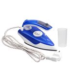 product_image_name-Sokany-Travel Mini Steam Iron 1000W  Portable Travelling Steam Flat Iron - White, Blue -3