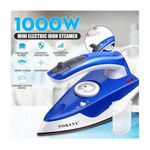 product_image_name-Sokany-Travel Mini Steam Iron 1000W  Portable Travelling Steam Flat Iron - White, Blue -4