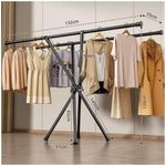 product_image_name-Generic-Portable Freestanding A-Frame Clothes Drying / Garment Rack-2