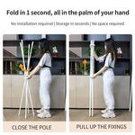 product_image_name-Generic-Portable Freestanding A-Frame Clothes Drying / Garment Rack-3