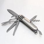 China Dieter Brand Royal Multi Function 11 Features Stainless Steel Pocket Tools Chest Knife Camping Protection Indoor Outdoor Knife