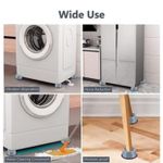 product_image_name-Generic-Shock Pads For Fridge, Washing Machine, Closets,  - Grey,-5