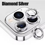 product_image_name-Universal-iPhone 11 11 Pro 11 Pro Max Point Drill Camera Lens Protector Circle Camera Glass Protector Diamond Silver -4