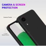 product_image_name-Generic-Silicone Soft Back Cover Case for Samsung Galaxy A03 Core (Silicone Black)-2