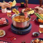 product_image_name-SILVER CREST-Electric Ceramic Cooker Household Stir-Frying Round Induction Multifunctional Integrated High-Power Light Infrared Cooker Stove-5