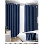 4 Metres (2pcs) A pair of dark blue for a patio sliding door and window Curtains.