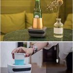 product_image_name-Generic-Instant Beverage Fast Heating Cup Cooler Smart Holder USB Refrigerator- Silver-7