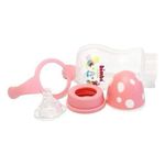 product_image_name-Generic-Wide Mouth Silicone Nipple Milk Baby feeding Bottle for Infants BPA Free, with Rattle Cap-2