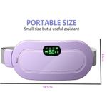 product_image_name-Generic-MenstrualHeating Pad Belt with Vibration ForMenstrual Pain Relief,MENSTRUALCUP Cordless Period Cramp Relief Massager Belt-5