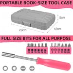 product_image_name-TIMBUTUS-24 In 1 Multifunctional Home Repair Hand Tool Set, Pliers, Tape Measure, Hammer, Wrench, Screwdriver – Hardware with Toolbox-2