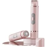 product_image_name-Generic-Dual Head Shaver Adjustable Women's Private Female Body Hair Removal Device - Pink-1