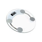 Electro Master Bathroom Digital Glass Personal Weighing Scale - Transparent)