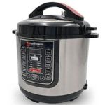 product_image_name-Hoffmans-Genuine 14 In 1 Digital Electric Pressure Cooker, 6.5L - Red, Silver-1
