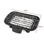 product_image_name-Generic-Smokeless Non-stick Electric Barbecue (BBQ) Grill Machine-Black.-4
