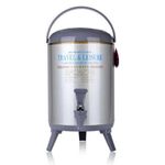 9.5L Water Tea Hot & Cold Thermos Flask- Silver