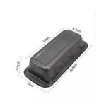 product_image_name-Generic-Rectangle Baking Cake Mould Bread Toast Loaf Pan - Black-2