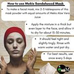 product_image_name-Mekis-Soothing Sandalwood Mask And Aloe Vera Juice - For Pimples ,Sun Tan & Skin Glow-4
