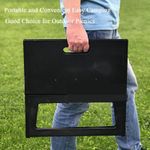 product_image_name-Haide Trade-X-Type Folding Charcoal Oven, Stainless Steel Camping Portable Barbecue Grill Outdoor Grill Folding Bracket Storage for Outdoor Barbecue Travel Picnic Shelf, Foldable Metal Iron  Outdoor Barbecue Grill-6