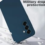 product_image_name-Samsung-Galaxy A36 Silcone Case with Free Tempered glasss Protector, Flexible Soft Silicone Anti-Scratch Shockproof Phone Cover-2