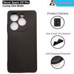 product_image_name-Tecno-Spark 20 pro  Luxury Soft Rubber Liquid Silicone Skin Touch Feel Cover Case Green -3