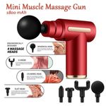 product_image_name-Generic- Massage Gun DEEP Tissue Relaxation & Muscle Recovery 6SPEED 4 ATTACHMENTS USB Charger-4