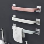 2Pcs  Plastic Bathroom Towel Holders - Multicolor 