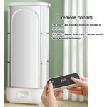 product_image_name-Generic-Smart Wireless Vertical Steam Iron 360° Fully Automatic Clothes Dryer Collapsible Hanging Garment Steamer 900W With Remote Control, Quickly Removes Wrinkles With Remote Control Folding Laundry Dryer Built-In Aromatherapy Box Ironing Machine -White-5