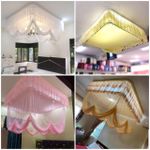 Rise and Drop Ceiling Mosquito Net - Free size 