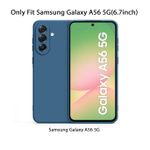 product_image_name-Generic-Samsung Galaxy A56 5G Case Cover Soft Silicone Slim fit Case Light weight Blue Cover Matte Finish Shockproof Cover Anti fingerprint Case Designed For Samsung Galaxy A56 5G-2