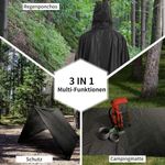 product_image_name-Generic-Rain Poncho Multifunctional Waterproof Raincoat with Hood for Adult - Multicolor -5