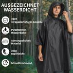 product_image_name-Generic-Rain Poncho Multifunctional Waterproof Raincoat with Hood for Adult - Multicolor -6
