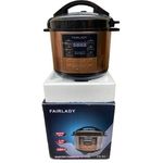 product_image_name-Generic-Electric Pressure Cooker And 5L Rice Cooker - Gold-1