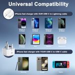 product_image_name-Generic-iPhone Charger for Apple 14, 14 Pro Max, 14 Plus, 13, 13 Pro Max, 13 Mini, 12, 11, X, XR, XS, SE, Mini, 8, iPad - 20W USB-C Fast Charge, Type C Plug UK Power Adapter With 1.5m Cable-6