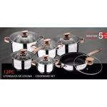 product_image_name-Kaisa Villa-12 Pieces Flash Heavy Stainless Steel Saucepans/Cookware Pots, Silver.-2