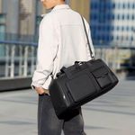 product_image_name-Generic-Gym Totes Portable Fashion Travel Bag Multifunctional Outdoor Storage Cross-Body Bag With Zipper Seal Foldable Duffel Bag with Shoes Compartment Large Travel Hand Bag Gym Bag-6