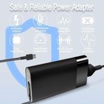 product_image_name-Hp- Slim 65W USB C Type C Nylon Braided Laptop Charger For Spectre, Envy, Elitebook Pavilion With Power Cord/Cable Ac Adapter-3