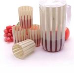 4 Piece Plastic Juice Tumbler Cups And 1Piece Jug Water Set