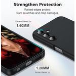 product_image_name-Generic-Samsung Galaxy A05s Black Original Silicone Phone Case/ Cover-2