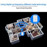 product_image_name-Generic-Motion Sensor Doorbell, Door Chime for Business Entry, Store Welcome Buzzer Monitor,Motion Sensor Detect Alarm, Caregiver Reminder for Elderly, Visitor Bell - 1 Receiver 1 Motion Sensor-5