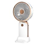 product_image_name-Generic-Portable USB White Desk Fan - Mini Size, Quiet & Versatile for Dorm/Office/Travel-1