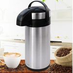 5L S/S Air Pot Tea Vacuum Flask Coffee Flask Insulated Safety Lock Carry Handle